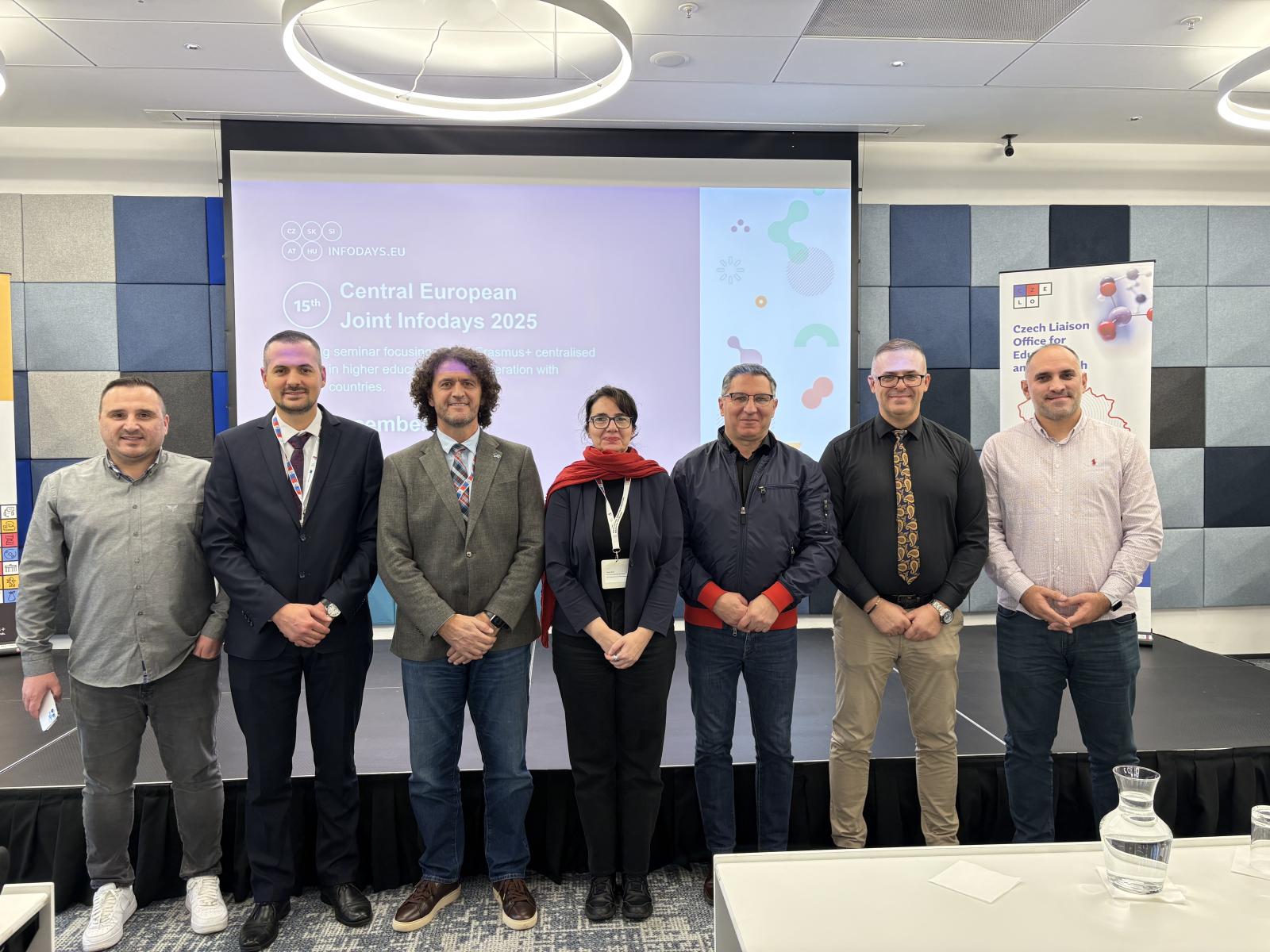 Rektori Bunjaku përfaqëson UFAGj në Central European Joint Infoday 2025 në Brno