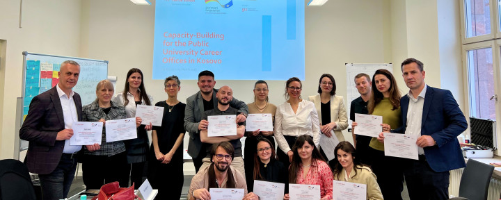 Zyrtaret e Universitetit “Fehmi Agani” po marrin pjesë në një trajnim në Berlin të Gjermanisë