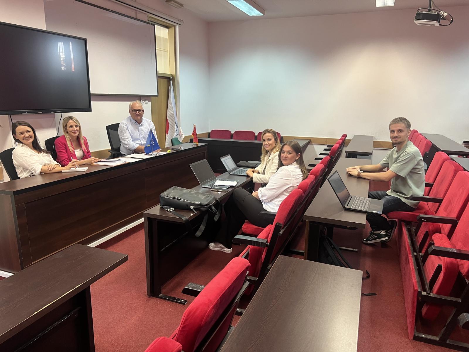 Takim i përfaqësuesve të Zyrës për Sigurim të Cilësisë, Menaxhmentit të Fakultetit të Mjekësisë dhe Komisionit për Sigurimin të Cilësisë në nivel të Fakultetit