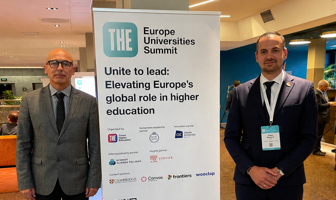 UFAGJ fuqizon bashkëpunimin ndërkombëtar në Samitin e Universiteteve Evropiane 2026